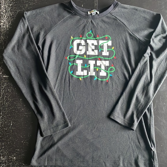 Get Lit Pajama top, Tipsy Elves, size small, NWOT - Picture 4 of 6